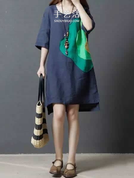 舊衣服布料改造再利用 給女兒做時(shí)尚小裙子  -  rpnrmr.com