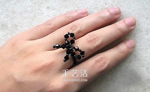 簡(jiǎn)單入門(mén)容易學(xué)！手工串珠蝴蝶戒指的做法 -  rpnrmr.com