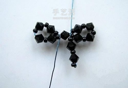 簡(jiǎn)單入門(mén)容易學(xué)！手工串珠蝴蝶戒指的做法 -  rpnrmr.com