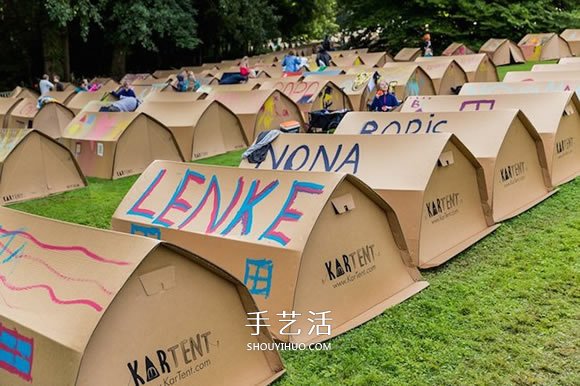 “紙”為讓地球更好 用瓦楞紙做帳篷減少浪費(fèi) -  rpnrmr.com