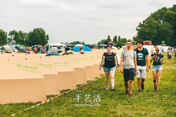 “紙”為讓地球更好 用瓦楞紙做帳篷減少浪費(fèi) -  rpnrmr.com