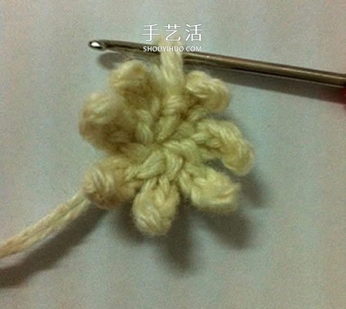 毛線編織蓮花胸針的方法 鉤針荷花胸花的編法 -  rpnrmr.com