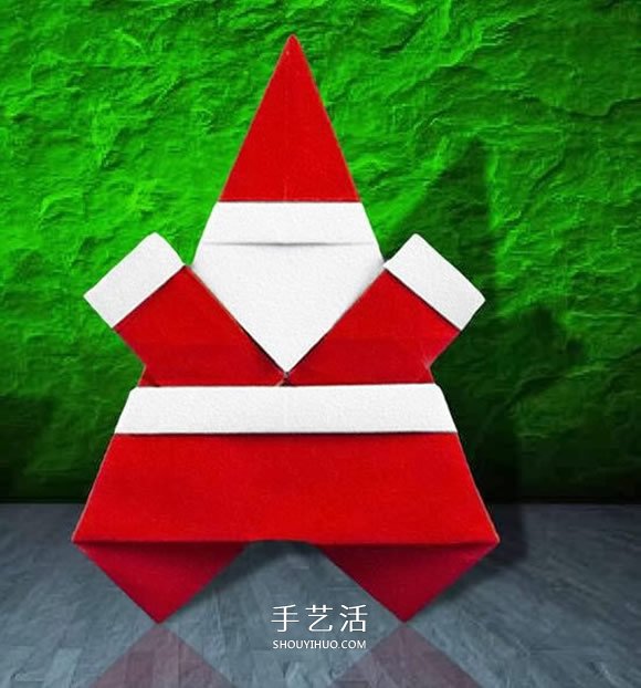 會(huì)跳舞的圣誕老人折紙圖解 跟著一起跳起來(lái)！ -  rpnrmr.com