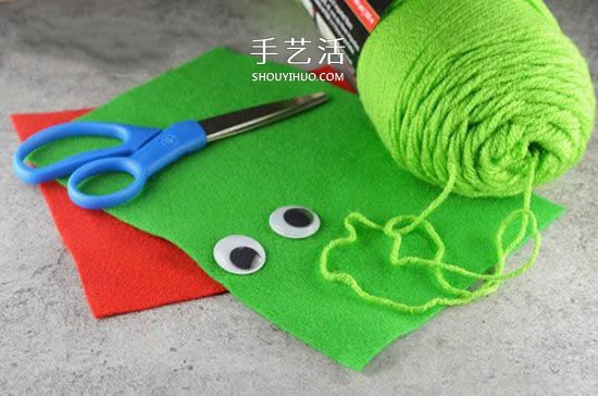 毛線小青蛙手工制作 幼兒做毛線球青蛙的方法 -  rpnrmr.com