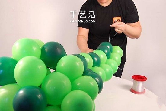 氣球造型大樹手工制作 植樹節(jié)用氣球做大樹 -  rpnrmr.com