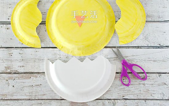 幼兒自制生日禮物教程 用紙盤做破殼的小雞 -  rpnrmr.com