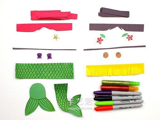 幼兒園人偶制作 用卷紙筒做超萌女孩美人魚 -  rpnrmr.com
