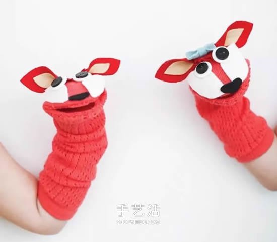 手套、襪子改造手偶 自制布玩具可以這么簡單 -  rpnrmr.com