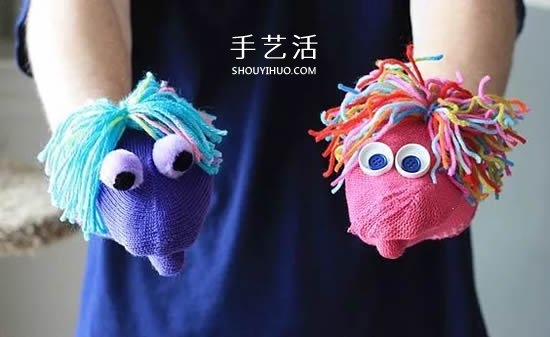 手套、襪子改造手偶 自制布玩具可以這么簡單 -  rpnrmr.com