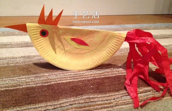 幼兒手工大公雞怎么做 紙盤制作公雞的方法 -  rpnrmr.com