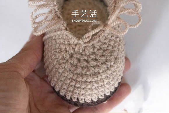 UGG風(fēng)格寶寶鞋編織方法 鉤針編織保暖嬰兒鞋 -  rpnrmr.com