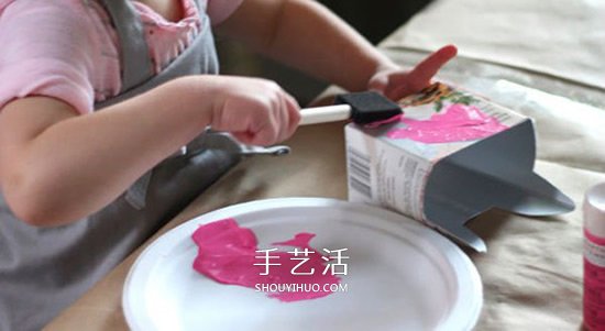 牛奶盒廢物利用 手工制作兔子收納盒的方法 -  rpnrmr.com