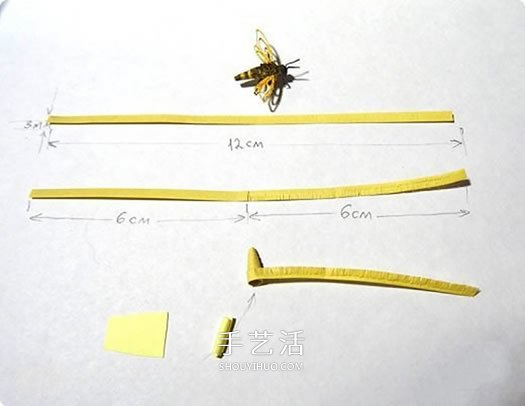 手工衍紙蜜蜂教程圖解 怎么用衍紙制作小蜜蜂 -  rpnrmr.com