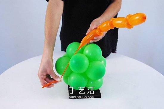 氣球造型椰子樹的做法 用氣球手工制作椰子樹 -  rpnrmr.com