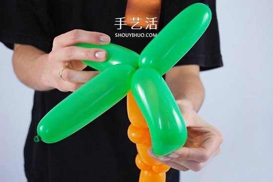 氣球造型椰子樹的做法 用氣球手工制作椰子樹 -  rpnrmr.com