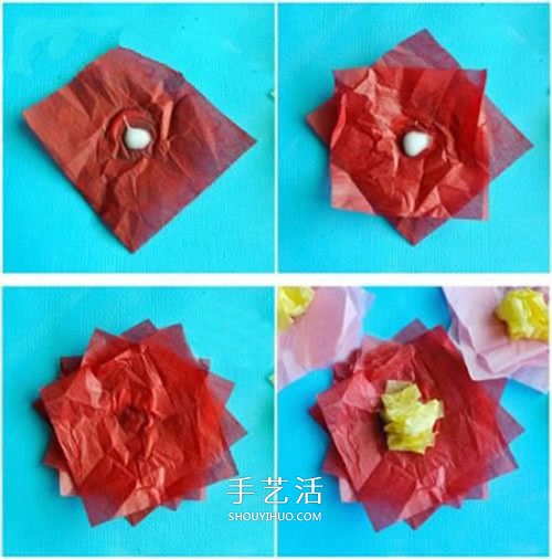 彩紙貼畫手工制作 用彩紙貼出美麗的花朵畫 -  rpnrmr.com