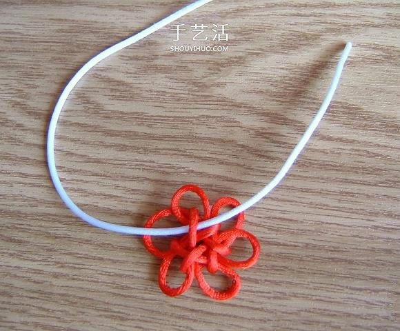 中國(guó)結(jié)之團(tuán)錦結(jié)滾邊法編織小花飾品的方法 -  rpnrmr.com