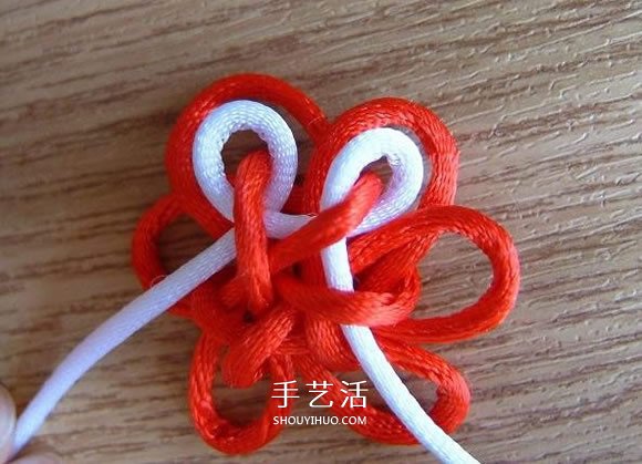 中國(guó)結(jié)之團(tuán)錦結(jié)滾邊法編織小花飾品的方法 -  rpnrmr.com