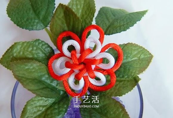 中國(guó)結(jié)之團(tuán)錦結(jié)滾邊法編織小花飾品的方法 -  rpnrmr.com