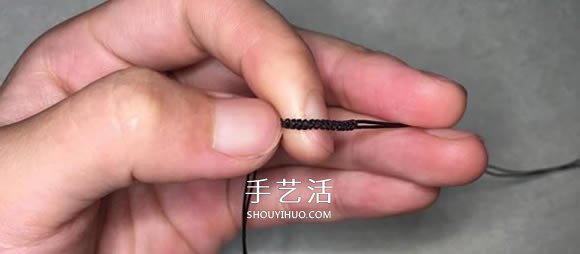 小清新四股繩手鏈的編法 手工編可愛(ài)手繩圖解 -  rpnrmr.com
