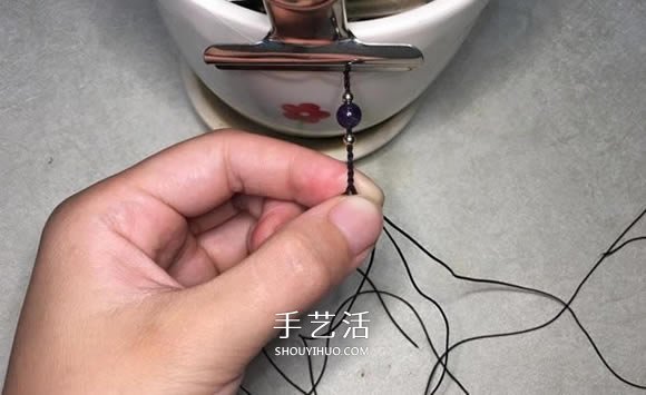 小清新四股繩手鏈的編法 手工編可愛(ài)手繩圖解 -  rpnrmr.com