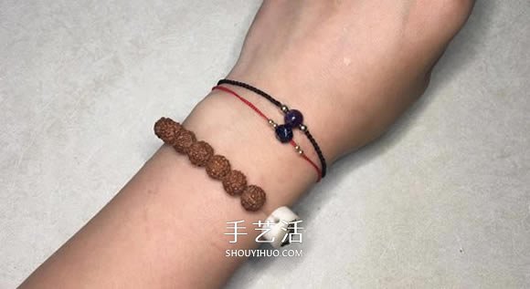 小清新四股繩手鏈的編法 手工編可愛(ài)手繩圖解 -  rpnrmr.com