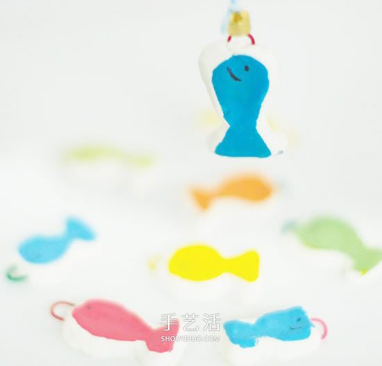 超輕粘土制作釣魚(yú)玩具 兒童自制釣魚(yú)玩具做法 -  rpnrmr.com