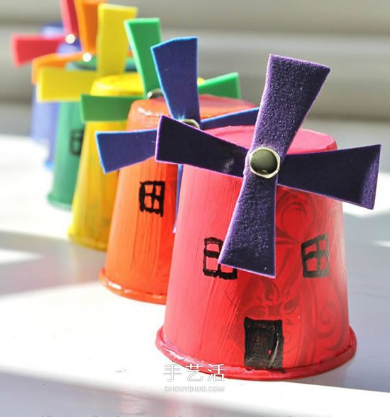 幼兒園手工風(fēng)車的做法 紙杯制作簡易風(fēng)車教程 -  rpnrmr.com