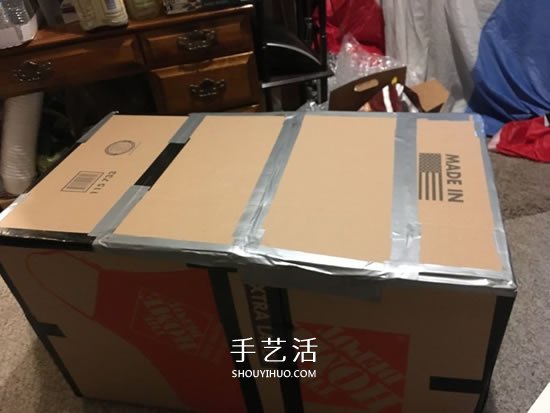 自制紙板船的方法步驟 用廢紙箱做船的教程 -  rpnrmr.com