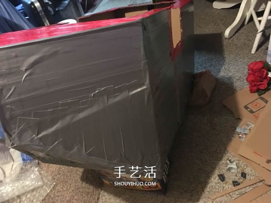 自制紙板船的方法步驟 用廢紙箱做船的教程 -  rpnrmr.com