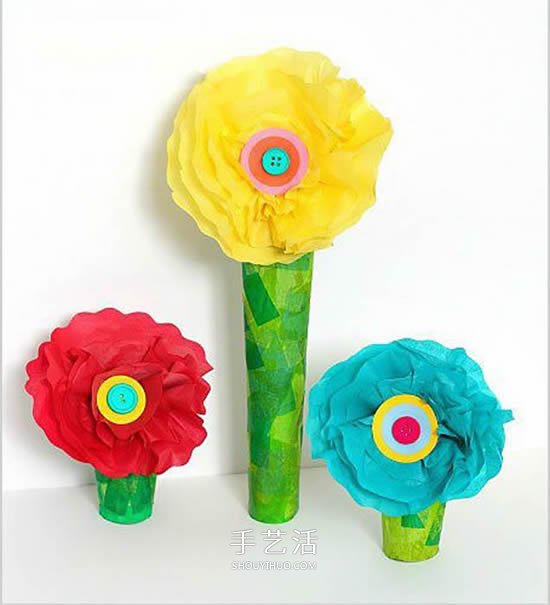 兒童手工彩紙花的做法 簡(jiǎn)單彩紙制作花朵圖解 -  rpnrmr.com