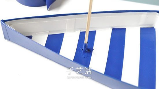 硬紙板做小船的方法 兒童手工三角形帆船制作 -  rpnrmr.com