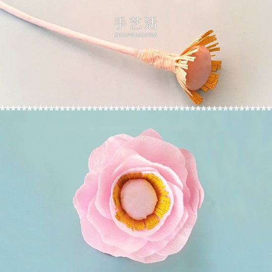 手工皺紋紙玫瑰的做法 簡易玫瑰花手工制作 -  rpnrmr.com