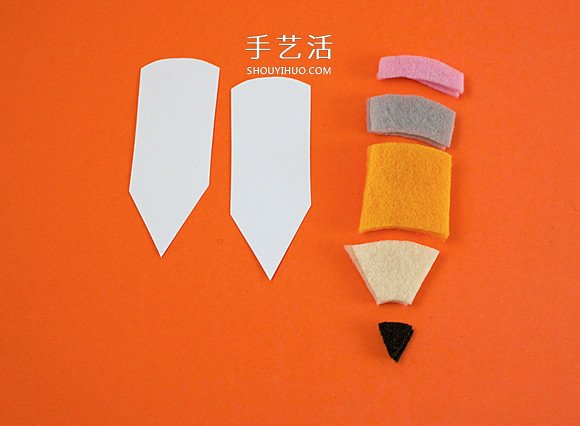 自制創(chuàng)意不織布書簽 可愛的鉛筆書簽手工制作 -  rpnrmr.com