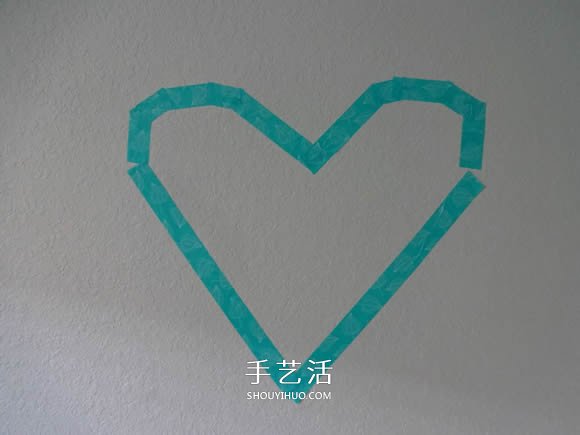 卡紙手工制作蝴蝶 粘貼美麗愛(ài)心墻飾的方法 -  rpnrmr.com