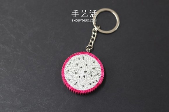 飯小姐的環(huán)保小手工 利用瓦楞紙制作火龍果掛件 -  rpnrmr.com