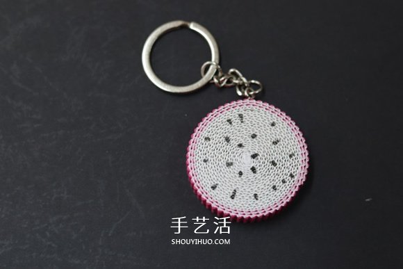 飯小姐的環(huán)保小手工 利用瓦楞紙制作火龍果掛件 -  rpnrmr.com