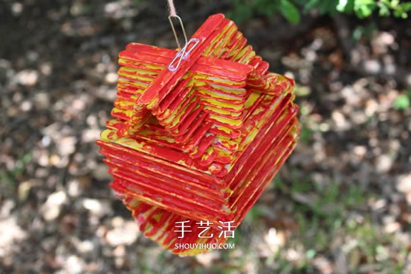 自制鳥舍的方法教程 雪糕棍廢物利用做鳥窩 -  rpnrmr.com