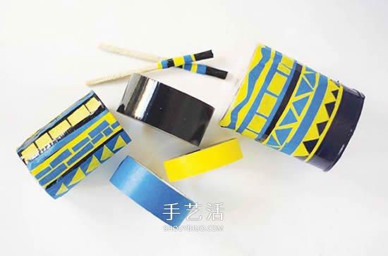 自制玩具鼓的方法圖解 鐵罐廢物利用做鼓教程 -  rpnrmr.com