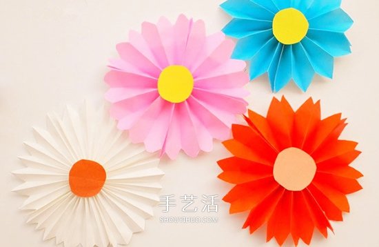 幼兒園彩紙做花的教程 簡(jiǎn)單手工紙花制作方法 -  rpnrmr.com