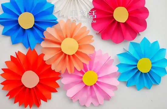 幼兒園彩紙做花的教程 簡(jiǎn)單手工紙花制作方法 -  rpnrmr.com