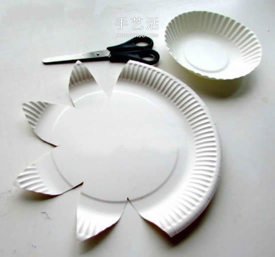 用紙盤制作向日葵的方法 簡易紙盤向日葵DIY -  rpnrmr.com