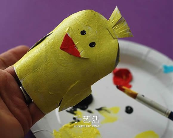雞窩里的小雞手工制作 卷紙筒怎么手工做小雞 -  rpnrmr.com