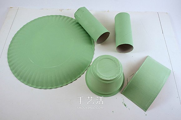 廢物利用手工制作自由女神像和火炬的方法 -  rpnrmr.com