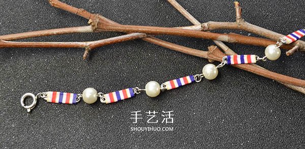 用別針做手鏈的方法 自制簡易珍珠手鏈圖解 -  rpnrmr.com
