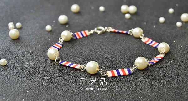 用別針做手鏈的方法 自制簡易珍珠手鏈圖解 -  rpnrmr.com