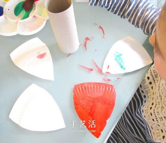 幼兒園紙盤蝴蝶的做法 卷紙筒手工制作蝴蝶 -  rpnrmr.com