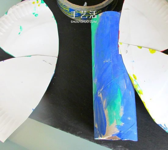 幼兒園紙盤蝴蝶的做法 卷紙筒手工制作蝴蝶 -  rpnrmr.com