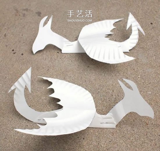幼兒廢物利用做紙盤火龍 簡單手工西方龍的做法 -  rpnrmr.com