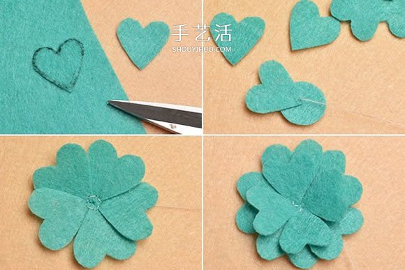 自制毛氈布和寶石耳環(huán) 特別的不對(duì)稱耳環(huán)制作 -  rpnrmr.com